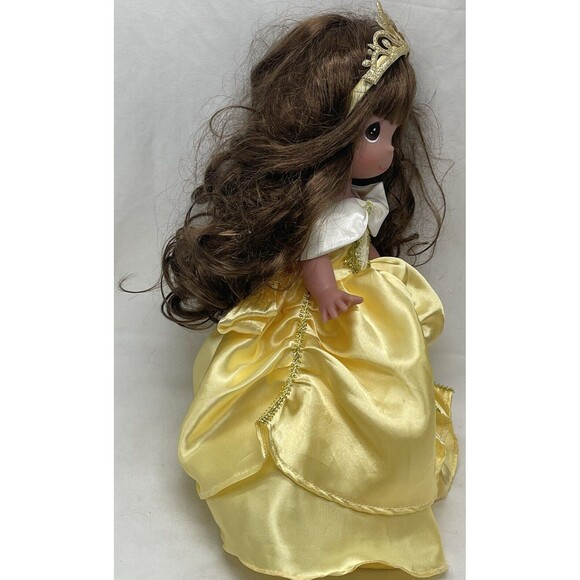 Disney CLASSIC BELLE IN YELLOW GOWN Precious Moments Doll Beauty & The Beast - Picture 7 of 16